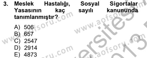 Elektrik Bakım, Arıza Bulma ve Güvenlik Dersi 2012 - 2013 Yılı (Final) Dönem Sonu Sınav Soruları 3. Soru