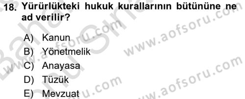 Elektrik Bakım, Arıza Bulma ve Güvenlik Dersi 2015 - 2016 Yılı (Final) Dönem Sonu Sınav Soruları 18. Soru