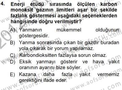 Enerji Analizi Dersi 2012 - 2013 Yılı (Final) Dönem Sonu Sınav Soruları 4. Soru