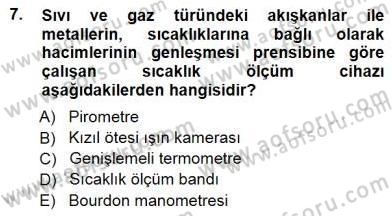 Enerji Analizi Dersi 2012 - 2013 Yılı (Final) Dönem Sonu Sınav Soruları 7. Soru