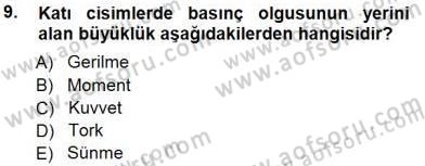 Enerji Analizi Dersi 2012 - 2013 Yılı (Final) Dönem Sonu Sınav Soruları 9. Soru