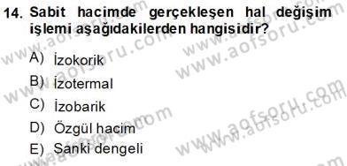 Enerji Analizi Dersi 2013 - 2014 Yılı (Vize) Ara Sınav Soruları 14. Soru