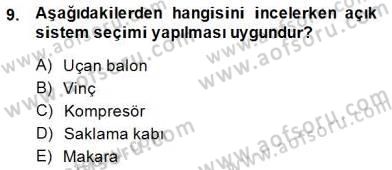 Enerji Analizi Dersi 2013 - 2014 Yılı (Final) Dönem Sonu Sınav Soruları 9. Soru
