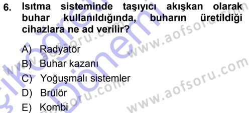 Enerji Analizi Dersi 2014 - 2015 Yılı (Vize) Ara Sınav Soruları 6. Soru