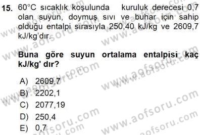 Enerji Analizi Dersi 2015 - 2016 Yılı (Vize) Ara Sınav Soruları 15. Soru