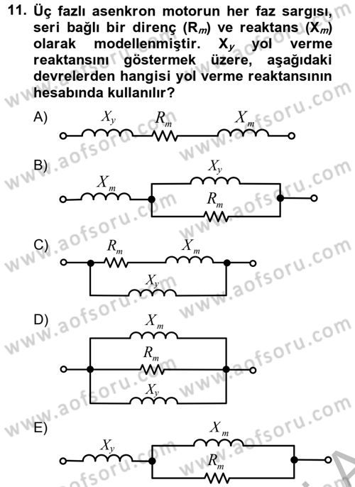 Elektromekanik Kumanda Sistemleri Dersi 2012 - 2013 Yılı (Final) Dönem Sonu Sınav Soruları 11. Soru