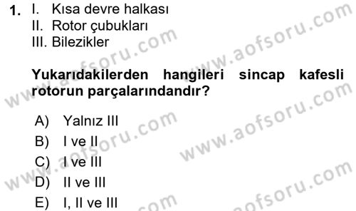 Elektromekanik Kumanda Sistemleri Dersi 2015 - 2016 Yılı (Vize) Ara Sınav Soruları 1. Soru