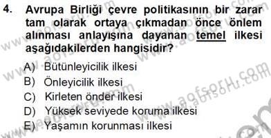 Enerji Tasarrufu Dersi 2012 - 2013 Yılı (Vize) Ara Sınav Soruları 4. Soru