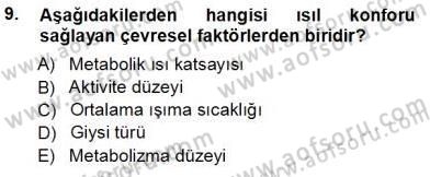 Enerji Tasarrufu Dersi 2012 - 2013 Yılı (Vize) Ara Sınav Soruları 9. Soru