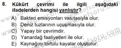 Enerji Tasarrufu Dersi 2012 - 2013 Yılı (Final) Dönem Sonu Sınav Soruları 8. Soru