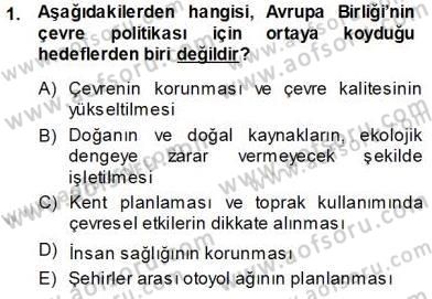 Enerji Tasarrufu Dersi 2013 - 2014 Yılı (Vize) Ara Sınav Soruları 1. Soru