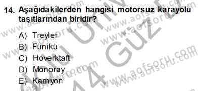 Enerji Tasarrufu Dersi 2013 - 2014 Yılı (Final) Dönem Sonu Sınav Soruları 14. Soru