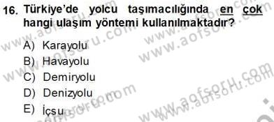 Enerji Tasarrufu Dersi 2013 - 2014 Yılı (Final) Dönem Sonu Sınav Soruları 16. Soru