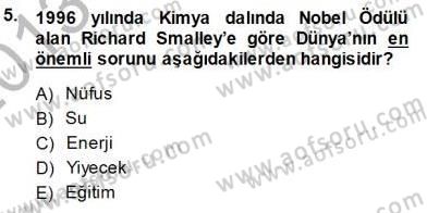 Enerji Tasarrufu Dersi 2013 - 2014 Yılı (Final) Dönem Sonu Sınav Soruları 5. Soru