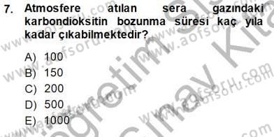 Enerji Tasarrufu Dersi 2013 - 2014 Yılı (Final) Dönem Sonu Sınav Soruları 7. Soru