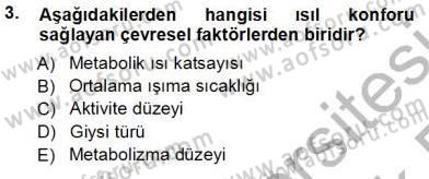 Enerji Tasarrufu Dersi 2013 - 2014 Yılı Tek Ders Sınav Soruları 3. Soru