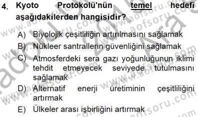Enerji Tasarrufu Dersi 2015 - 2016 Yılı (Vize) Ara Sınavı 4. Soru
