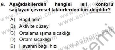 Enerji Tasarrufu Dersi 2015 - 2016 Yılı (Vize) Ara Sınavı 6. Soru