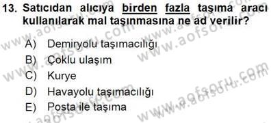 Enerji Tasarrufu Dersi 2015 - 2016 Yılı (Final) Dönem Sonu Sınav Soruları 13. Soru
