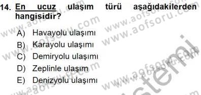 Enerji Tasarrufu Dersi 2015 - 2016 Yılı (Final) Dönem Sonu Sınav Soruları 14. Soru