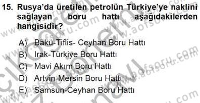Enerji Tasarrufu Dersi 2015 - 2016 Yılı (Final) Dönem Sonu Sınav Soruları 15. Soru