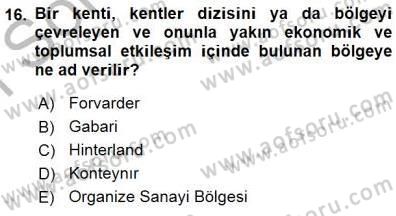 Enerji Tasarrufu Dersi 2015 - 2016 Yılı (Final) Dönem Sonu Sınav Soruları 16. Soru