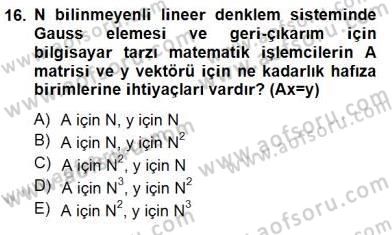 Güç Sistemleri Analizi Dersi 2012 - 2013 Yılı (Final) Dönem Sonu Sınav Soruları 16. Soru