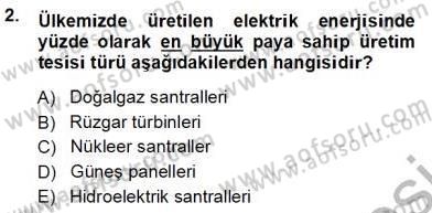 Güç Sistemleri Analizi Dersi Ara Sınavı Deneme Sınav Soruları 2. Soru