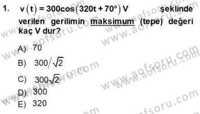 Güç Sistemleri Analizi Dersi 2013 - 2014 Yılı (Final) Dönem Sonu Sınav Soruları 1. Soru
