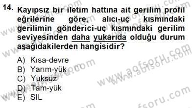 Güç Sistemleri Analizi Dersi 2013 - 2014 Yılı (Final) Dönem Sonu Sınav Soruları 14. Soru