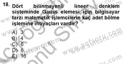 Güç Sistemleri Analizi Dersi 2013 - 2014 Yılı (Final) Dönem Sonu Sınav Soruları 18. Soru