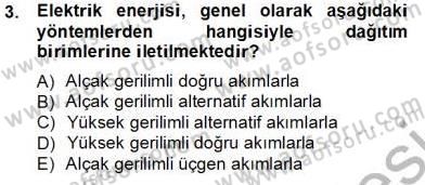 Güç Sistemleri Analizi Dersi 2013 - 2014 Yılı Tek Ders Sınav Soruları 3. Soru