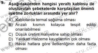Güç Sistemleri Analizi Dersi 2013 - 2014 Yılı Tek Ders Sınav Soruları 9. Soru