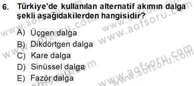 Güç Sistemleri Analizi Dersi Ara Sınavı Deneme Sınav Soruları 6. Soru