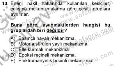 Güç Sistemleri Analizi Dersi 2014 - 2015 Yılı (Final) Dönem Sonu Sınav Soruları 10. Soru