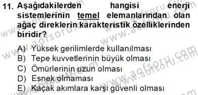 Güç Sistemleri Analizi Dersi 2014 - 2015 Yılı (Final) Dönem Sonu Sınav Soruları 11. Soru