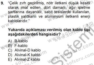 Güç Sistemleri Analizi Dersi 2014 - 2015 Yılı (Final) Dönem Sonu Sınav Soruları 9. Soru