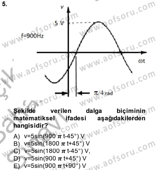 Elektrik Enerjisi İletimi ve Dağıtımı Dersi 2014 - 2015 Yılı (Vize) Ara Sınav Soruları 5. Soru