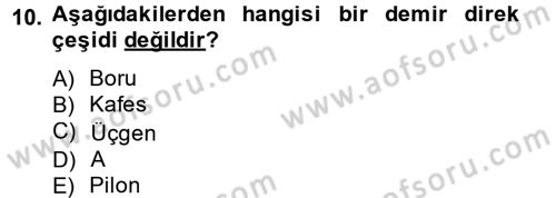 Elektrik Enerjisi İletimi ve Dağıtımı Dersi 2014 - 2015 Yılı Tek Ders Sınav Soruları 10. Soru