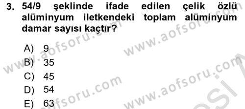 Elektrik Enerjisi İletimi ve Dağıtımı Dersi 2015 - 2016 Yılı (Final) Dönem Sonu Sınav Soruları 3. Soru
