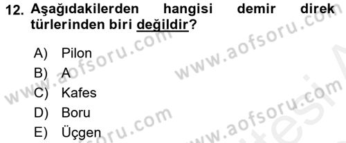 Elektrik Enerjisi İletimi ve Dağıtımı Dersi 2015 - 2016 Yılı Tek Ders Sınav Soruları 12. Soru