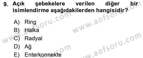 Elektrik Enerjisi İletimi ve Dağıtımı Dersi 2016 - 2017 Yılı (Vize) Ara Sınav Soruları 9. Soru