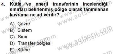 Sanayide Enerji Ekonomisi Dersi 2012 - 2013 Yılı (Vize) Ara Sınav Soruları 4. Soru