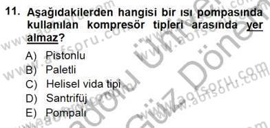 Sanayide Enerji Ekonomisi Dersi 2012 - 2013 Yılı (Final) Dönem Sonu Sınav Soruları 11. Soru