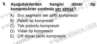 Sanayide Enerji Ekonomisi Dersi 2012 - 2013 Yılı (Final) Dönem Sonu Sınav Soruları 9. Soru