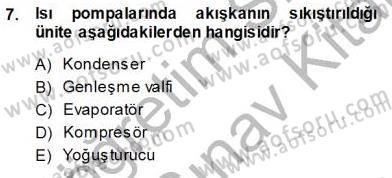 Sanayide Enerji Ekonomisi Dersi 2013 - 2014 Yılı (Vize) Ara Sınav Soruları 7. Soru