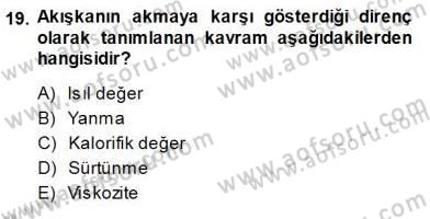 Sanayide Enerji Ekonomisi Dersi 2013 - 2014 Yılı (Final) Dönem Sonu Sınav Soruları 19. Soru