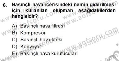 Sanayide Enerji Ekonomisi Dersi 2013 - 2014 Yılı (Final) Dönem Sonu Sınav Soruları 6. Soru