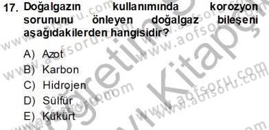 Sanayide Enerji Ekonomisi Dersi 2013 - 2014 Yılı Tek Ders Sınav Soruları 17. Soru