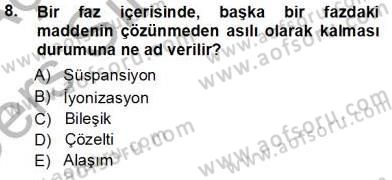 Sanayide Enerji Ekonomisi Dersi 2013 - 2014 Yılı Tek Ders Sınav Soruları 8. Soru
